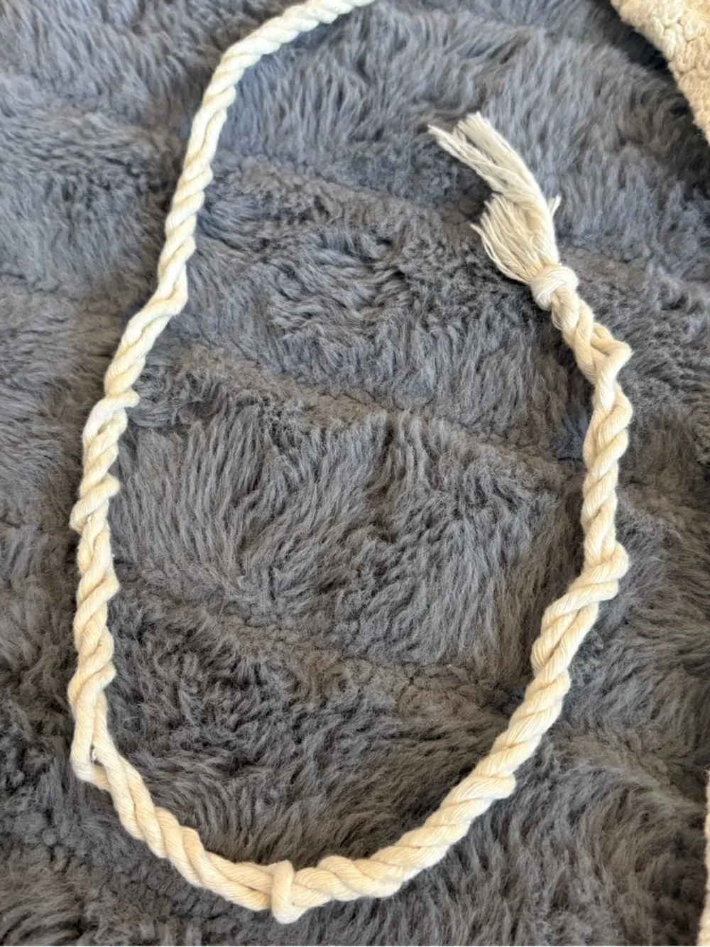 Knit Tie-Front Halter Top in Cream - Picture 8 of 10